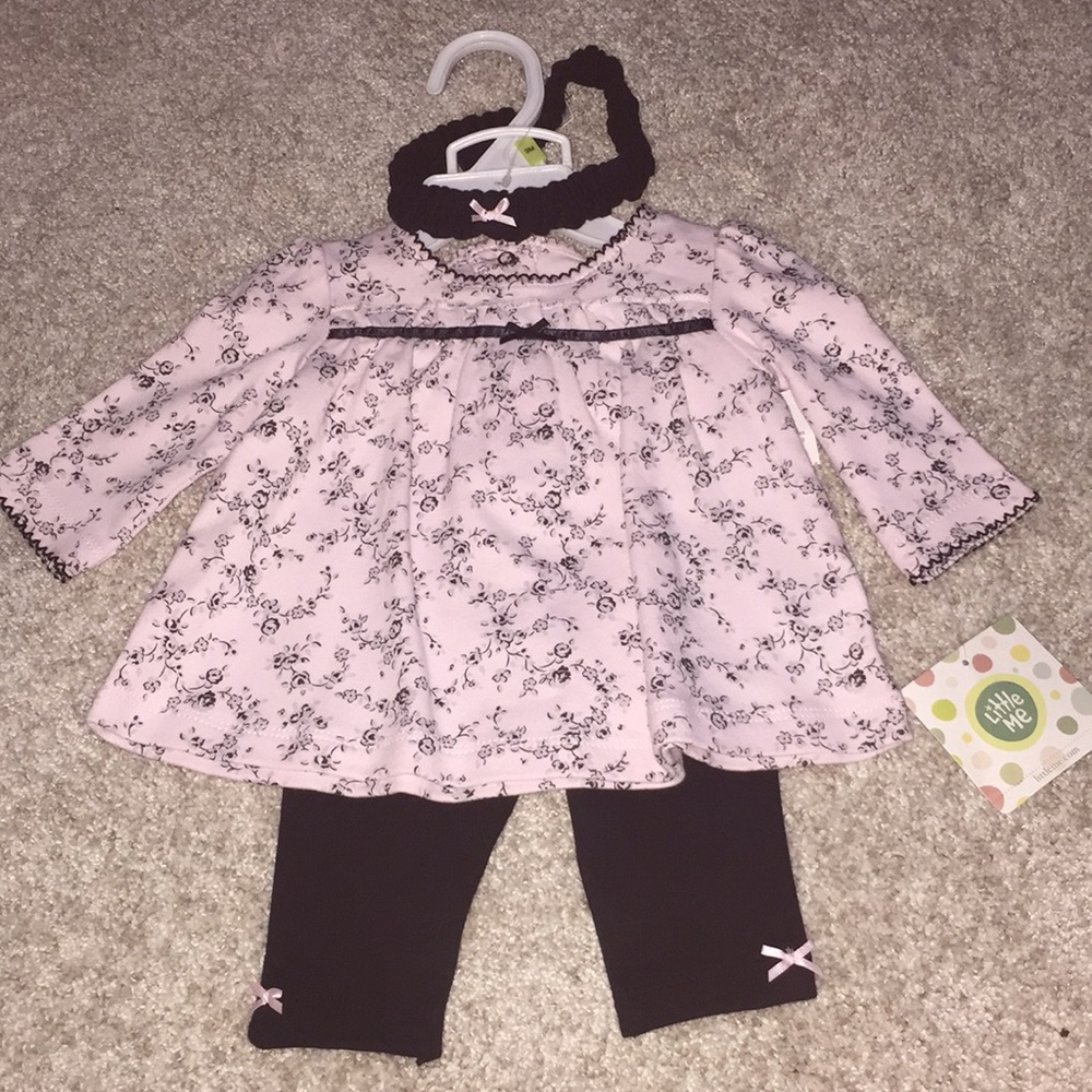 NWT Little Me 3 piece set